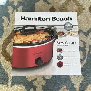 Hamilton Beach 6 Quart Slow Cooker Crock Pot NWT